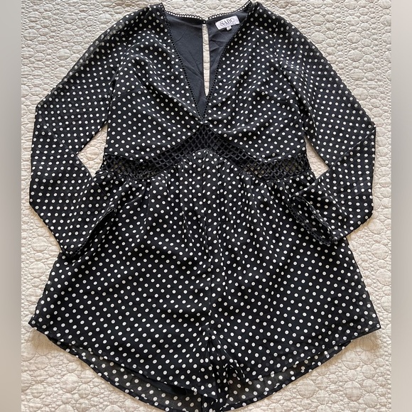 Sabo Skirt polka dot romper - Picture 2 of 4